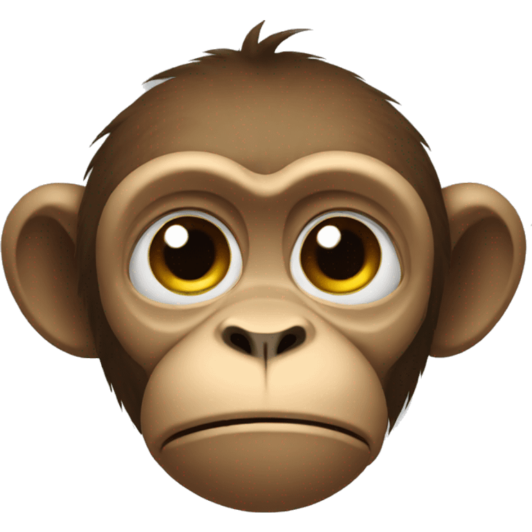 monkey tired emoji