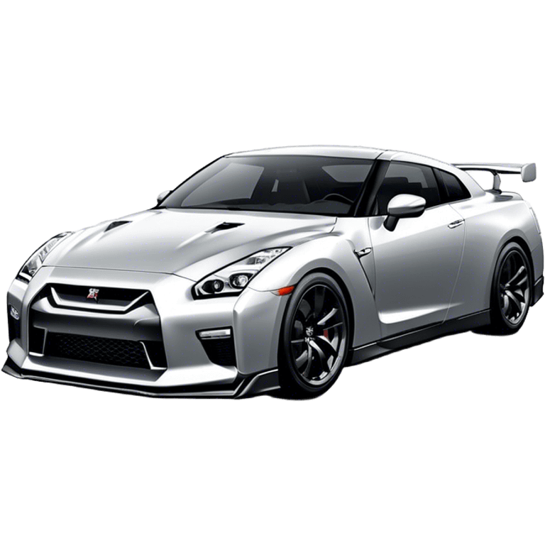 Nissan GT-R - Nissan (Model Year: 2022) (Iconic colour: Silver) emoji