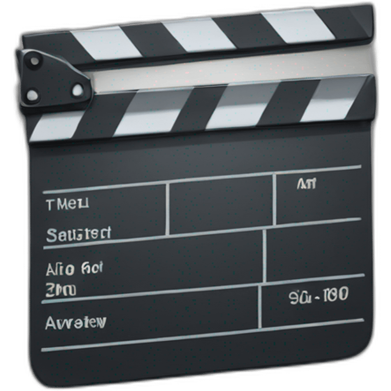 Clapperboard emoji