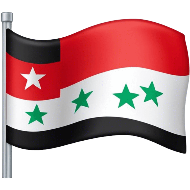 New Syrian flag  emoji