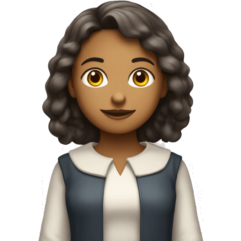 Menina cristã com bíblia na mão  emoji