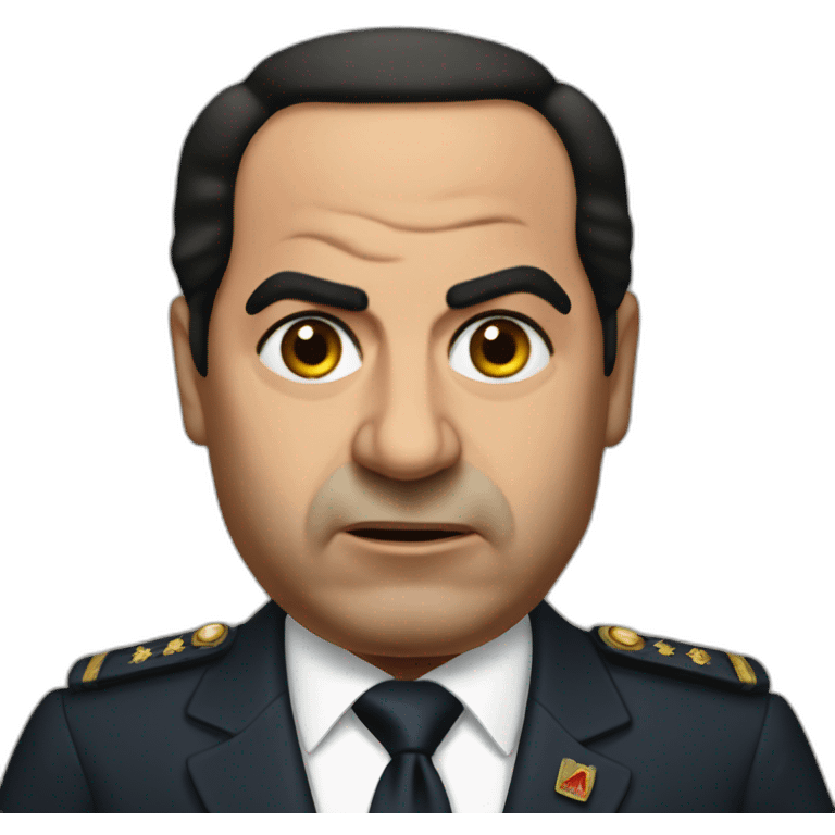 Abdel Fattah El-Sisi angry emoji