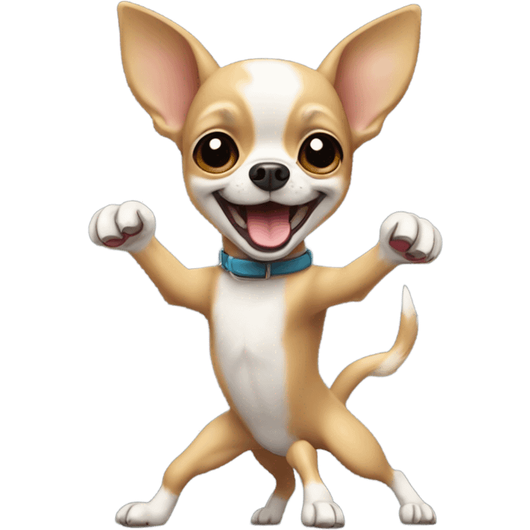 Chihuahua dancing emoji