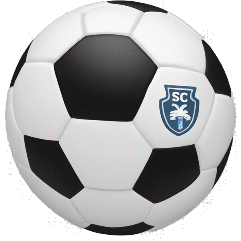 soccerball with SC Bogenhausen logo emoji