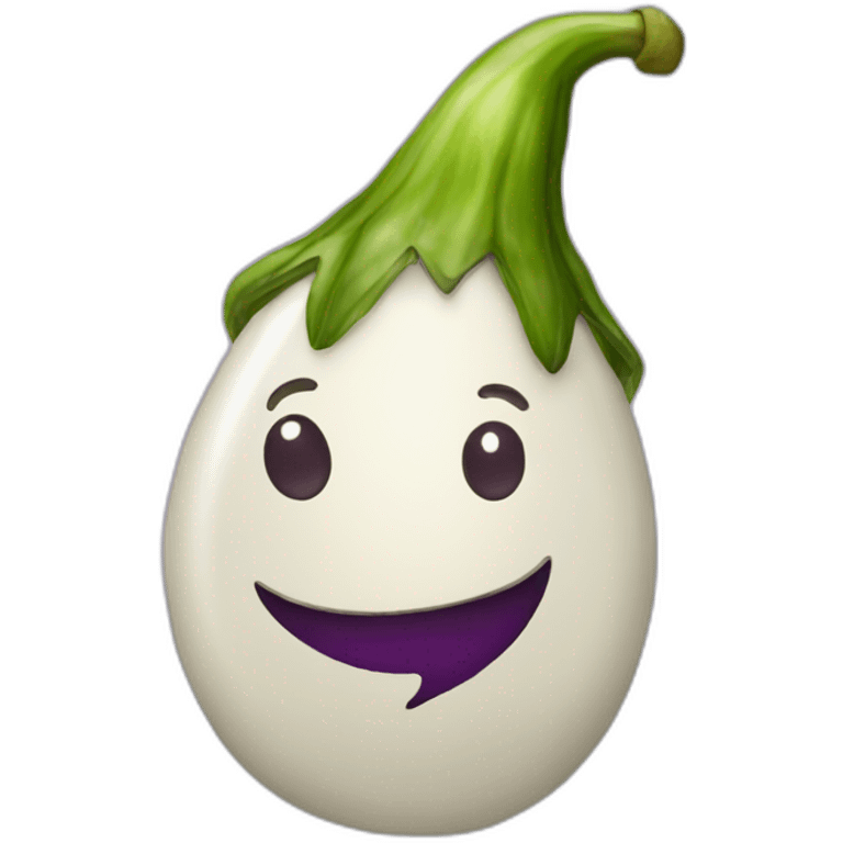 christmas eggplant emoji