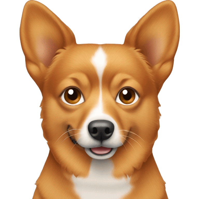 Ginger Dog breed mittel spitz   emoji