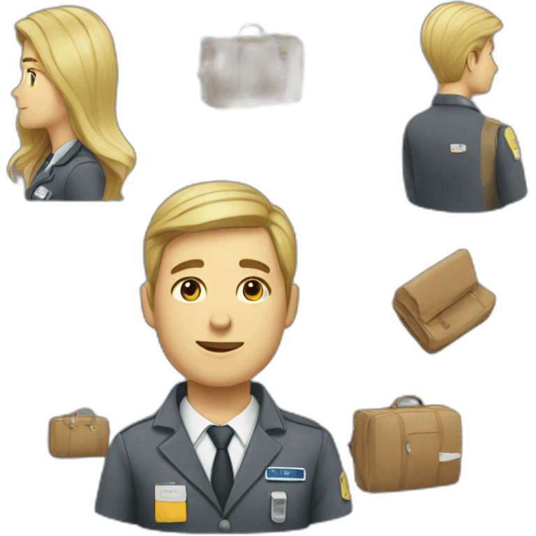 Airport Staff  emoji