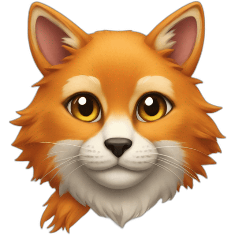 Cat-fox emoji