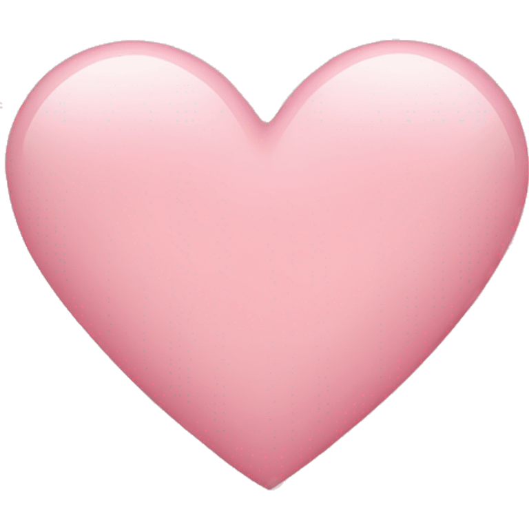 Light pink heart emoji