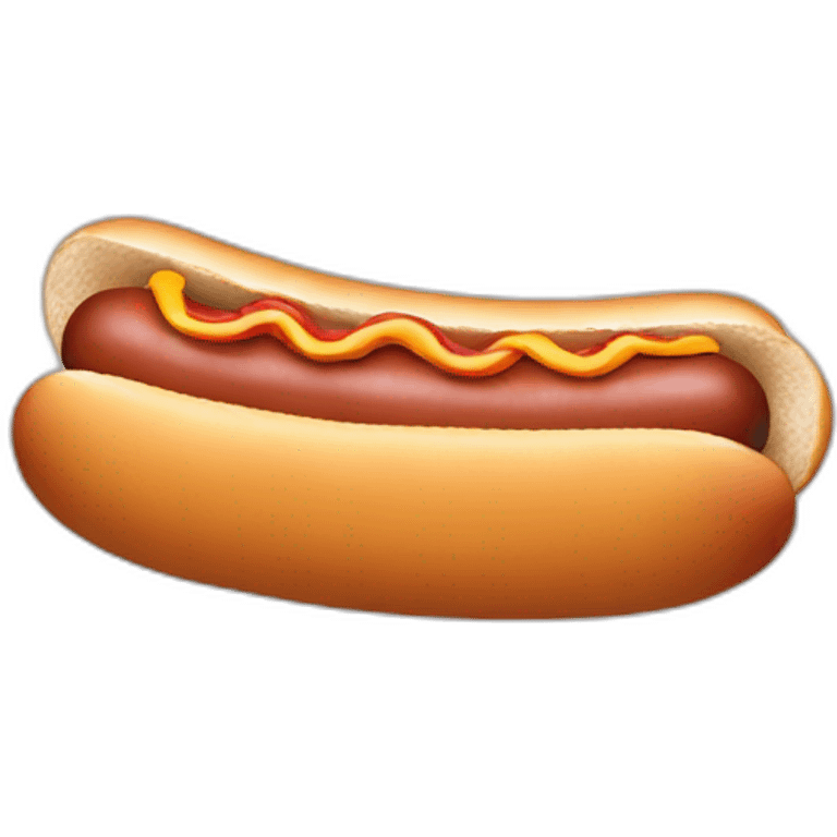 Man Riding a Hot Dog emoji