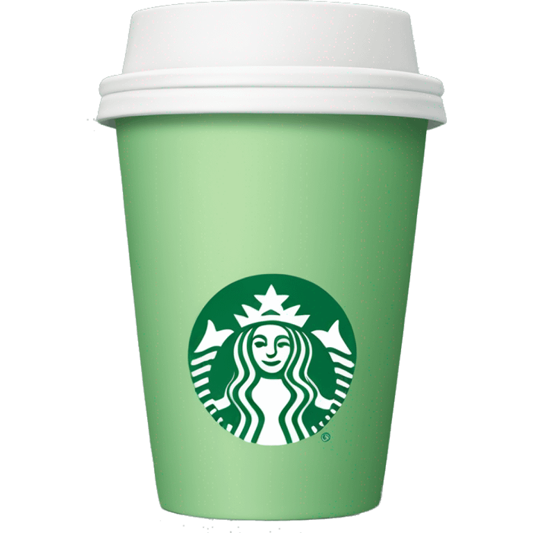 light green starbucks coffee cup emoji