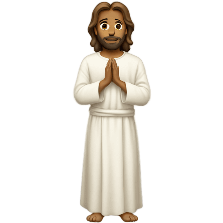 Praying Jesus emoji