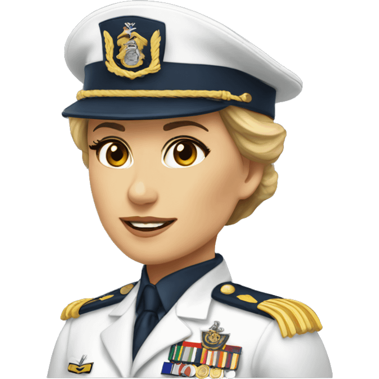 australian navy-woman lieuteant commander emoji