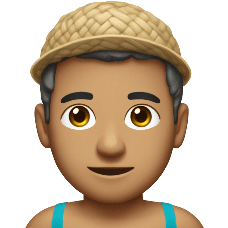 Frederick Nietche in beachwear emoji