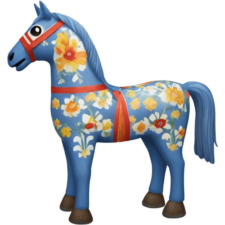 Swedish dala horse  emoji