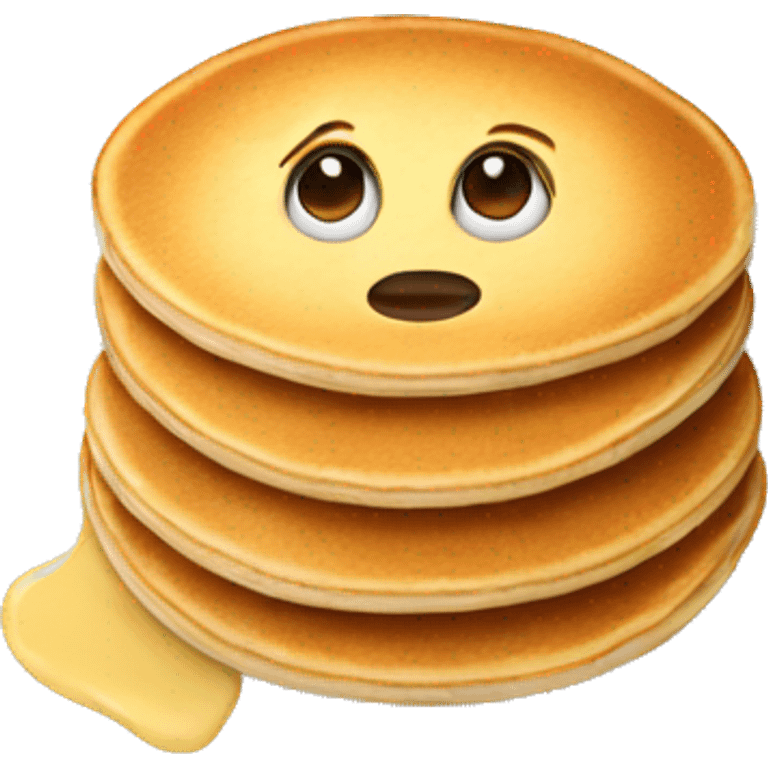 Plate pancakes  emoji