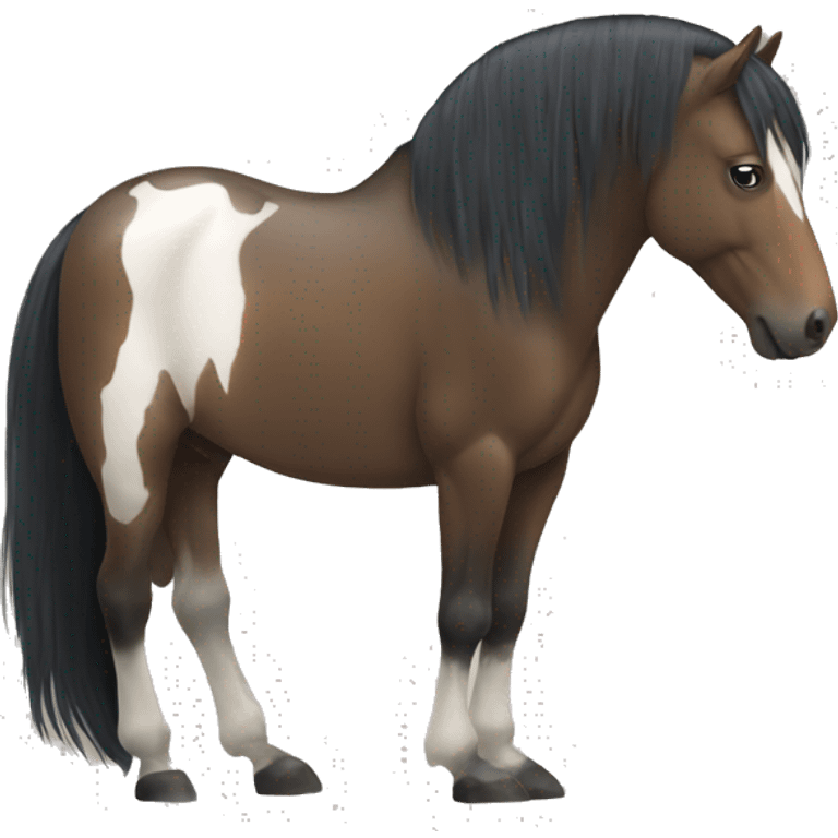 horse with the bottom half/tail of a fish emoji