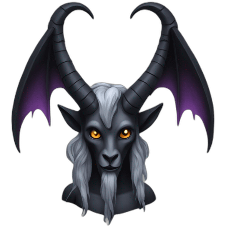 Goth Baphomet emoji