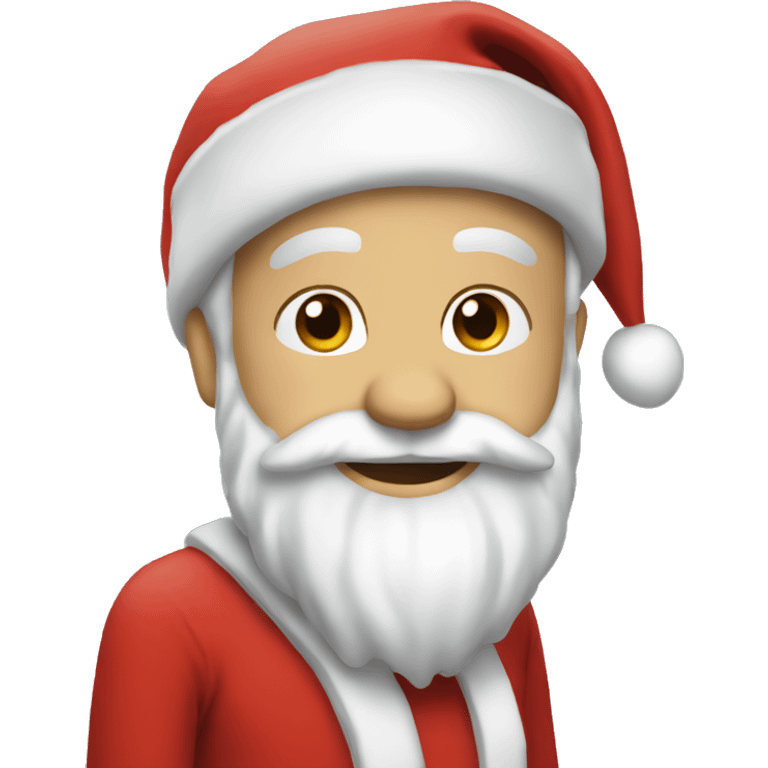 Santa make ok  emoji