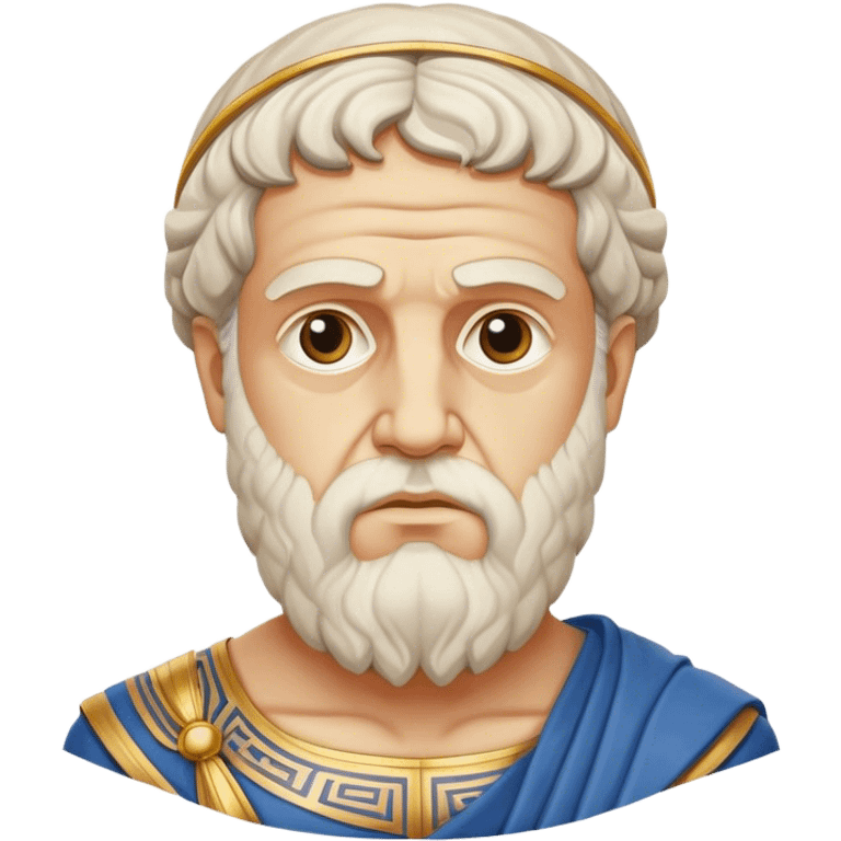 Cinematic Realistic portrait of Plato, depicted as a wise ancient philosopher with a contemplative gaze and detailed traditional Greek attire, rendered in soft, classical lighting that evokes antiquity emoji