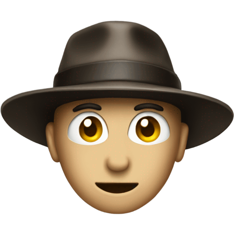 detective hat emoji