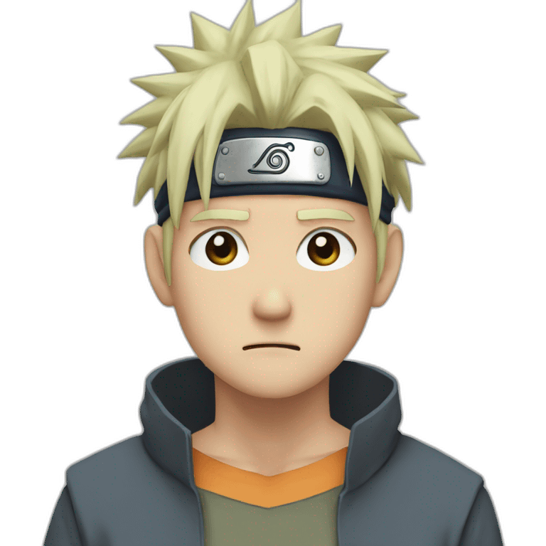 Naruto sad emoji