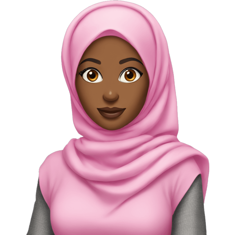 Black Hijabi Barbie emoji