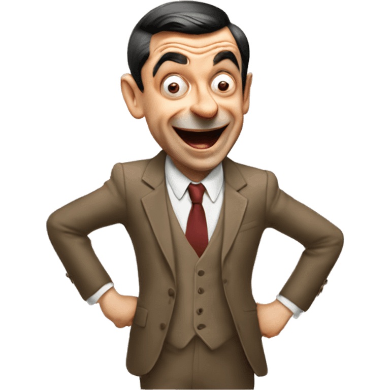 MR Bean excited emoji