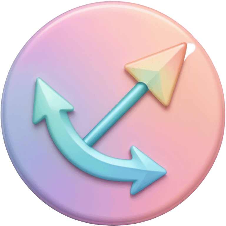 pastel button arrow emoji