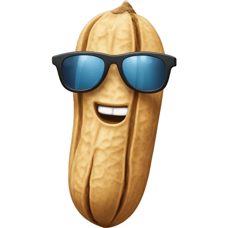 Peanut with sunglasses  emoji