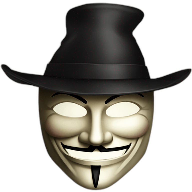 guy fawkes mask emoji