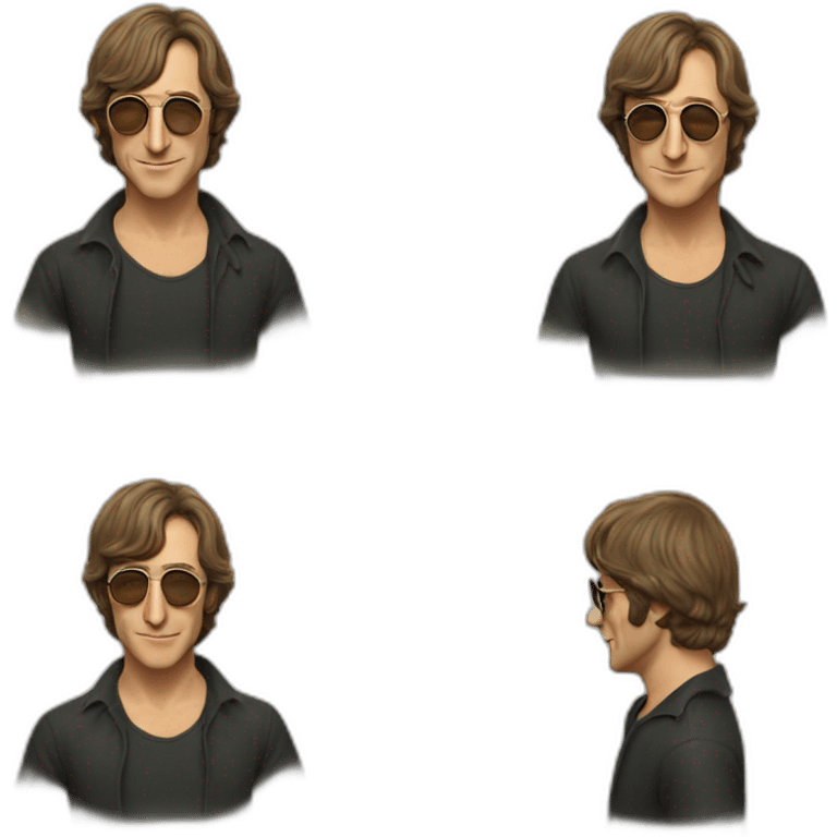 john lennon 1958 emoji