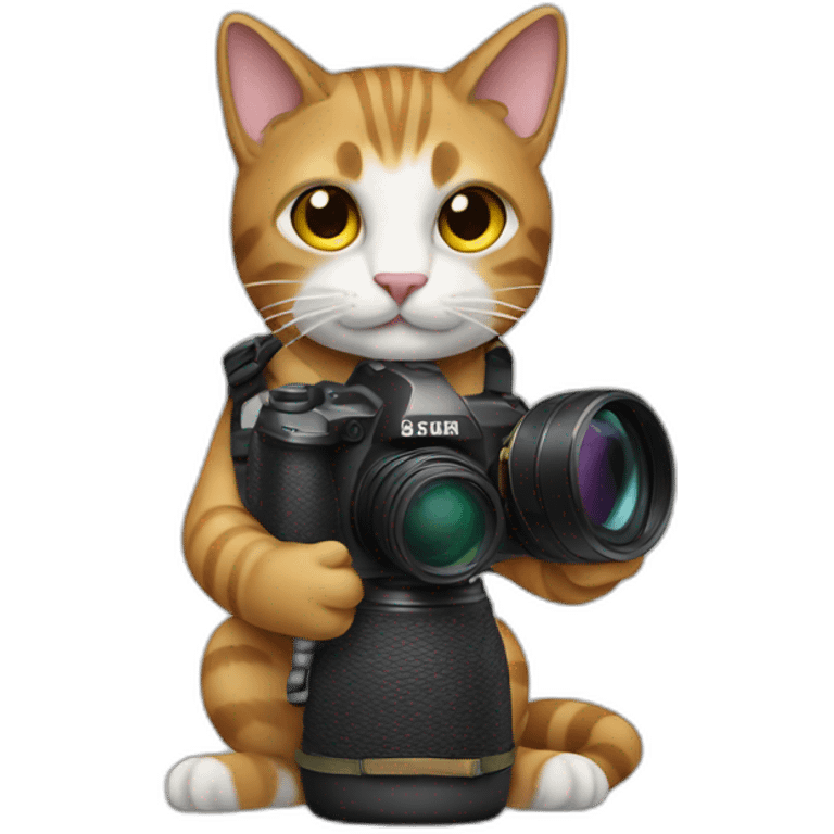 cat photographer medium plan emoji