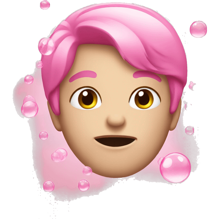 pink bubbles emoji