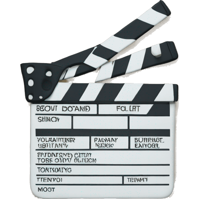 Clapboard emoji