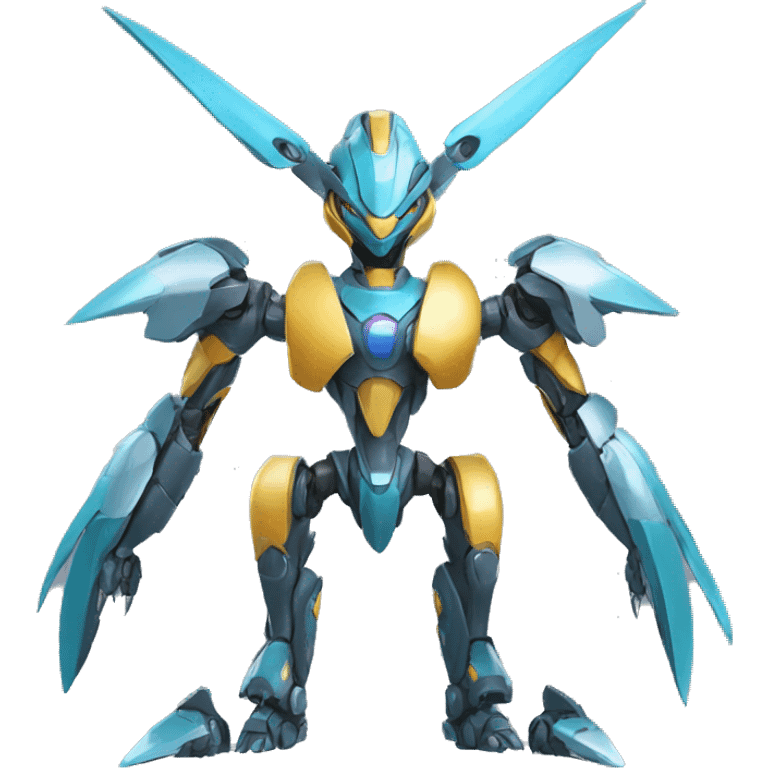 Futuristic Mechanical Pokémon-Medabot-Dragon full body emoji