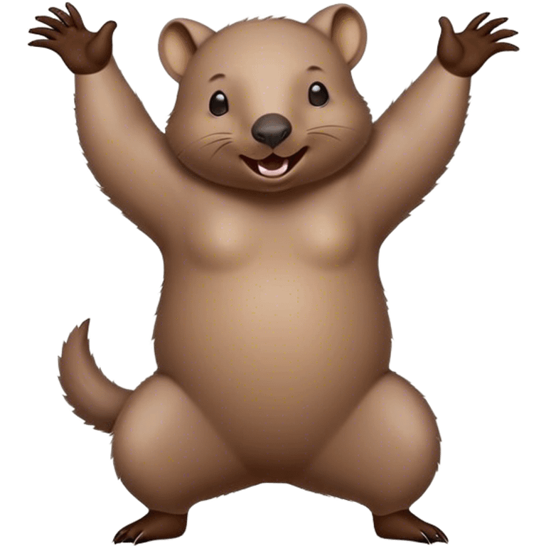 Wombat dancing emoji