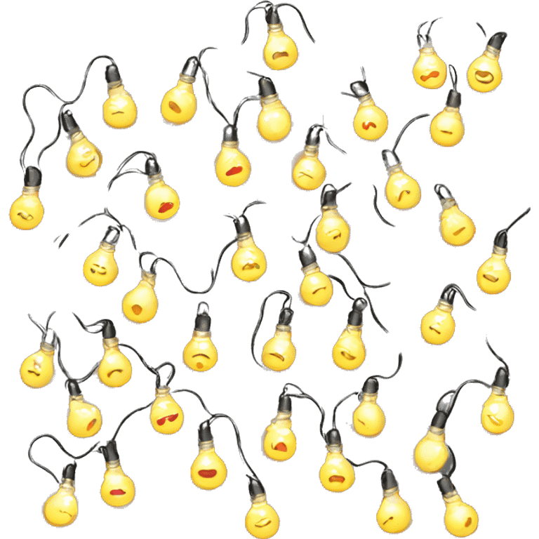 Christmas lights  emoji