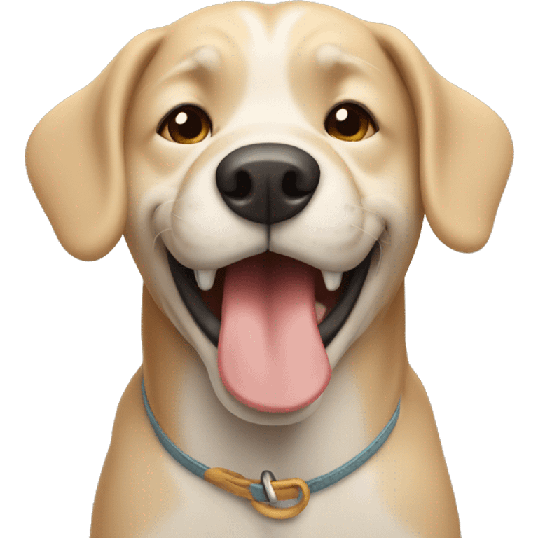 Dog saying good morning  emoji