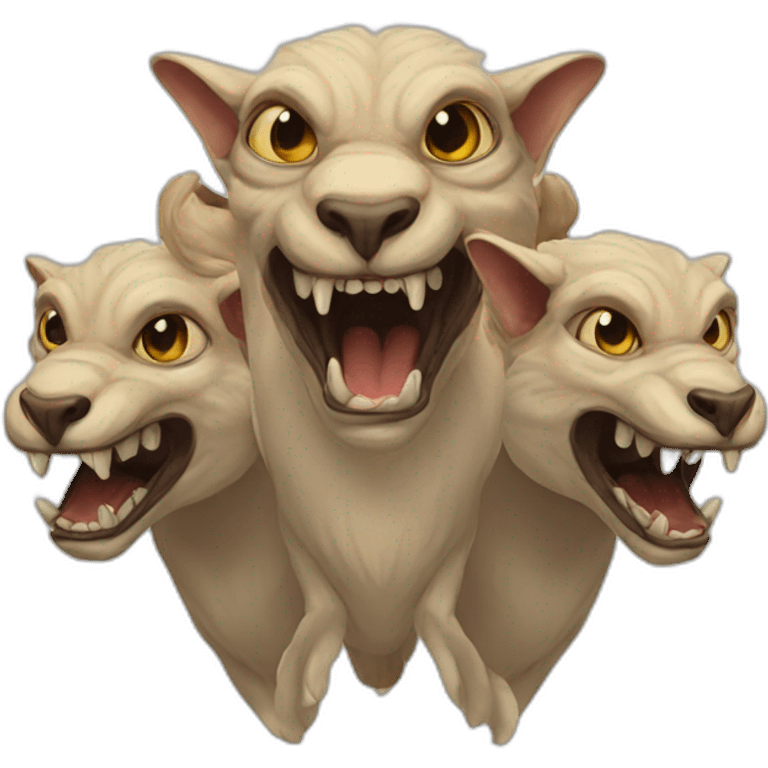 three headed chimera emoji