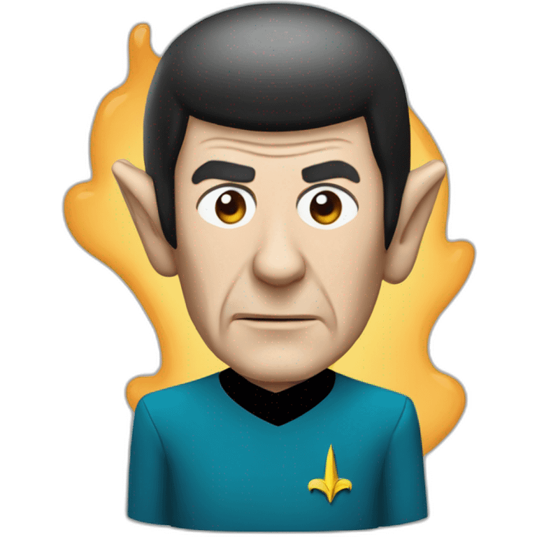 Mr. Spock mit dem Vulkaniergruß emoji