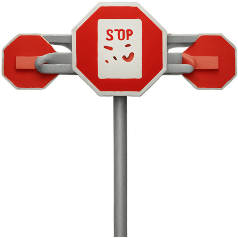 stop sign emoji