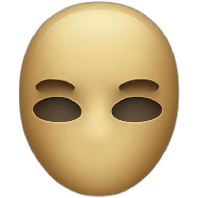 Sad guys behind the masque emoji