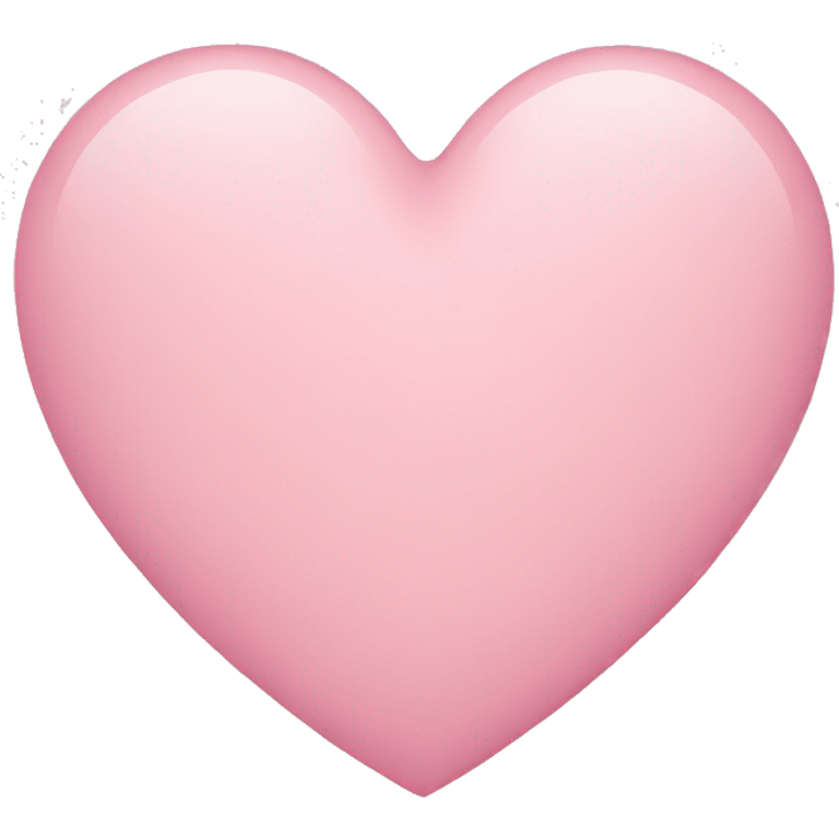 Light pink heart  emoji