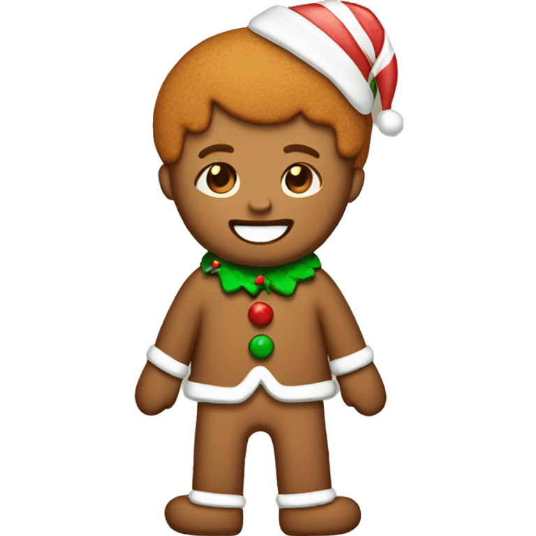 ginger bread christmas emoji