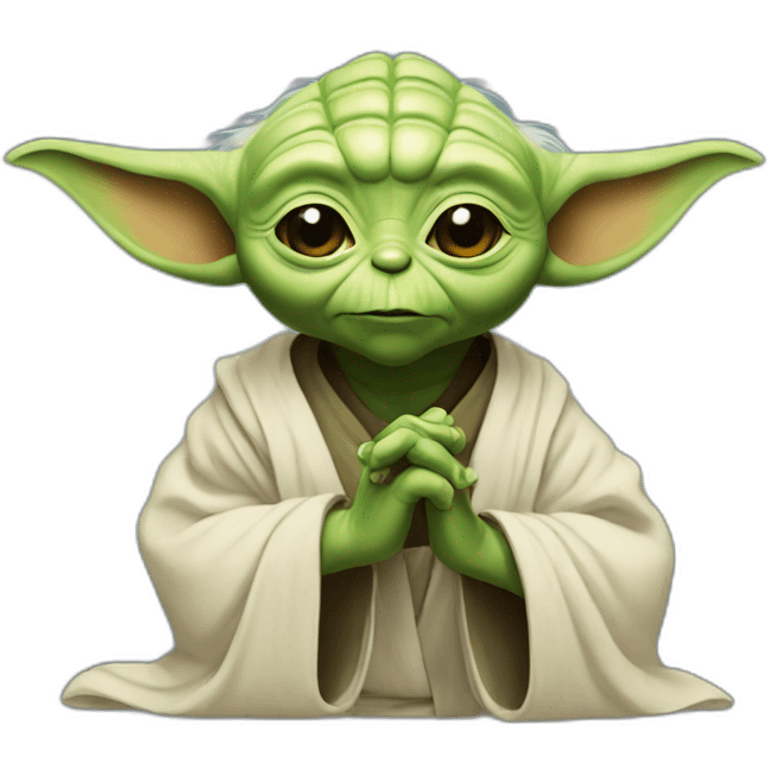 Yoda blessing emoji