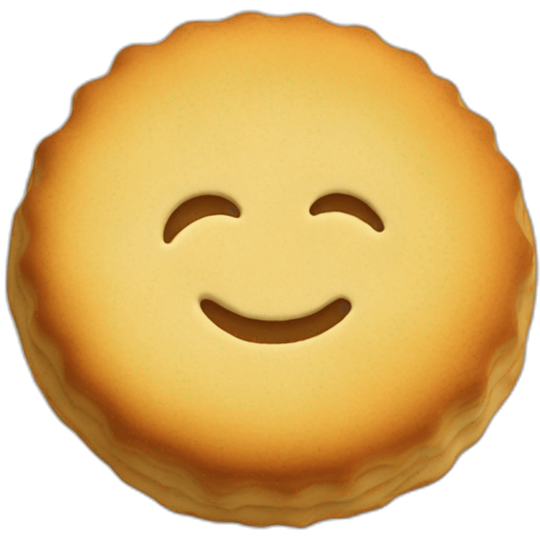 round biscuit emoji