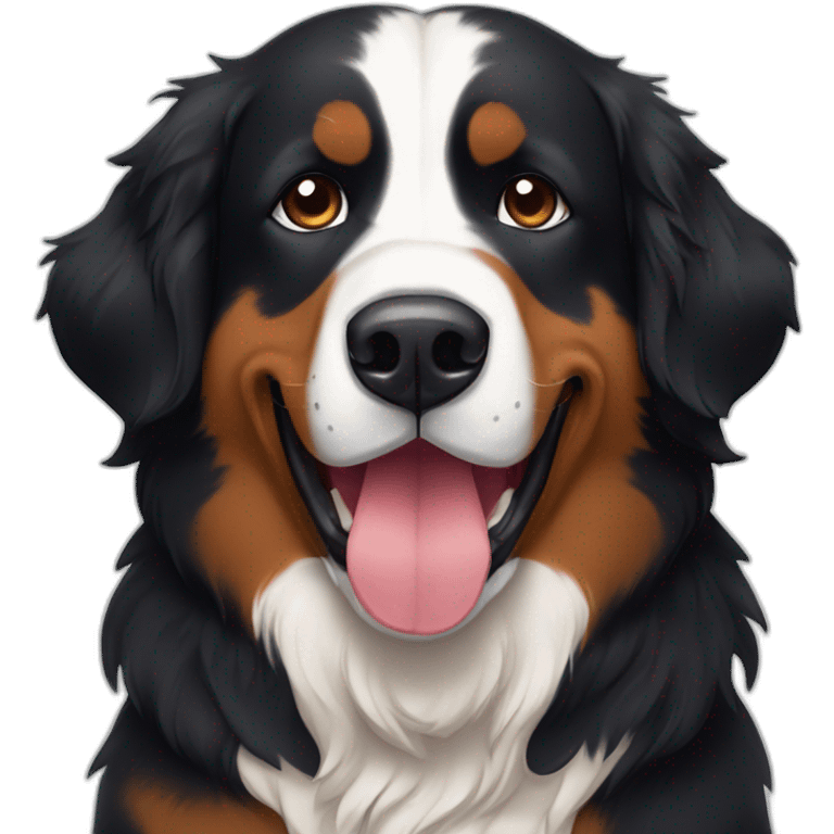 hot wine and bernese mountain dog emoji