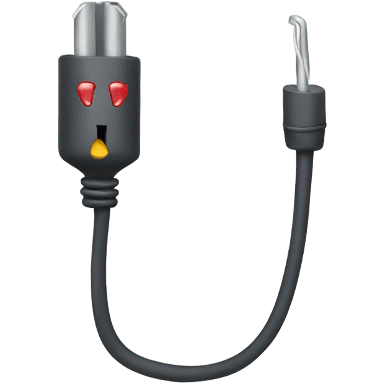 Eletric cable mickie mouse connector emoji