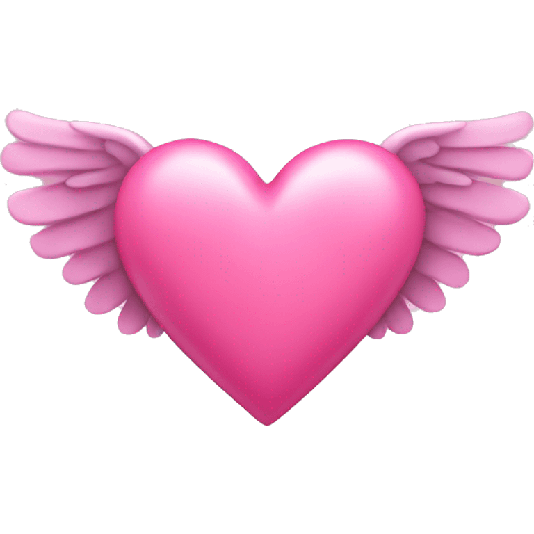 pink heart with wings emoji